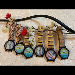 Paphitak ladies fashion watch Retro colorful